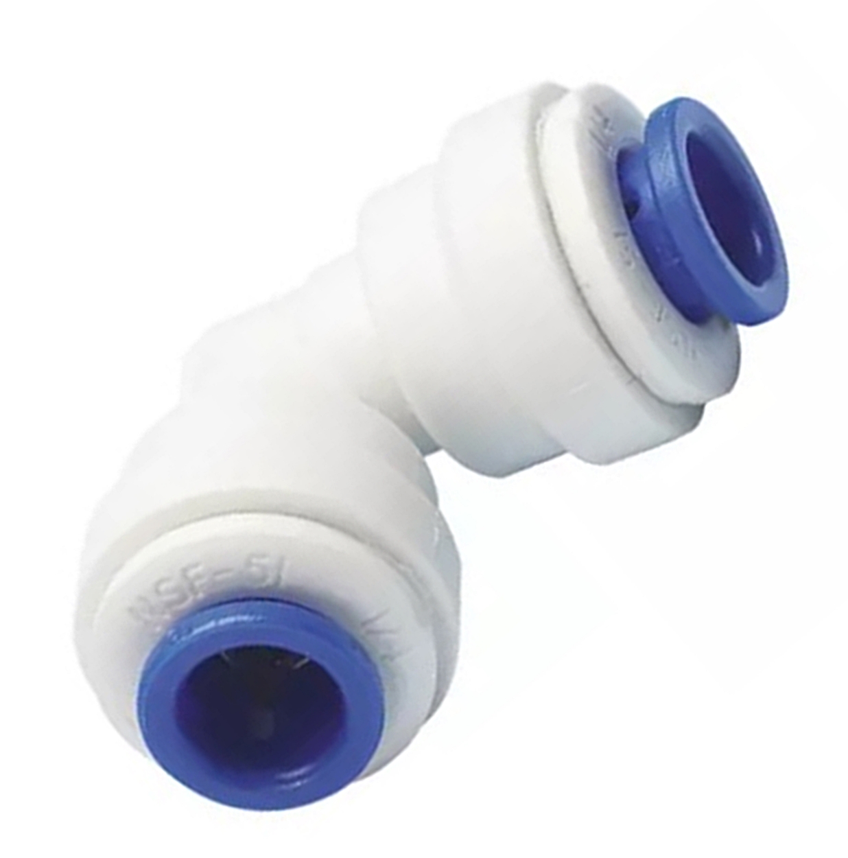 (image for) John Guest PP211008W Elbow 1/4 Tube x 5/16 Tube (10) - Click Image to Close
